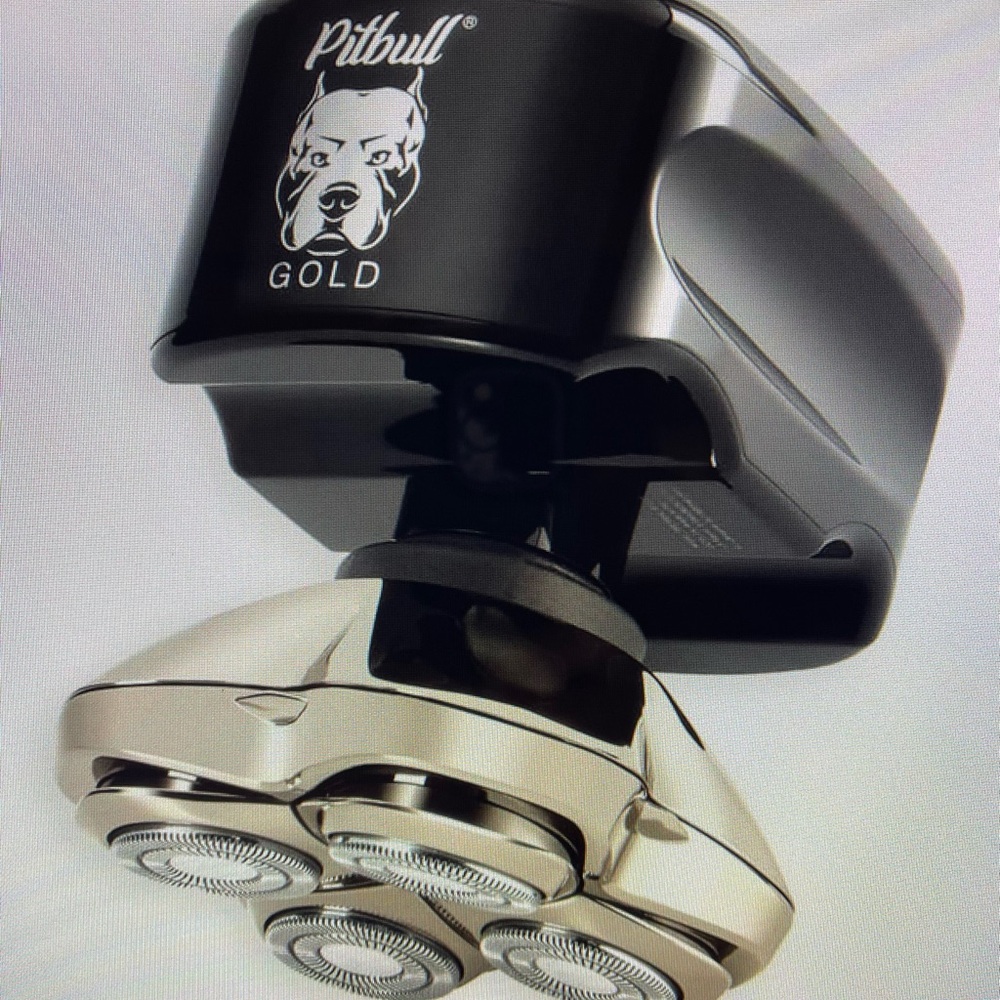 Skull Shaver Pitbull Gold PRO Head and Face Shaver: Ultimate Grooming Kit for